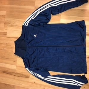 US XL Adidas dark blue zip up sweatshirt